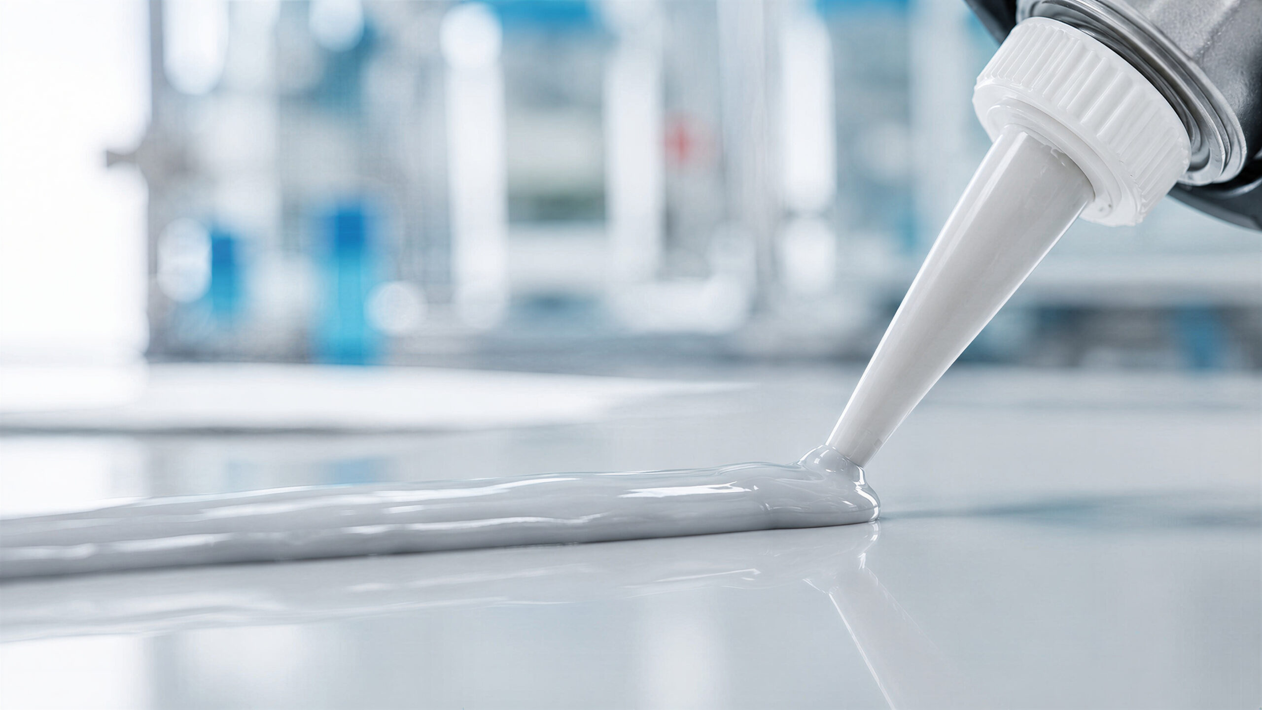 Technical sealant applied from a cartridge in an industrial setting